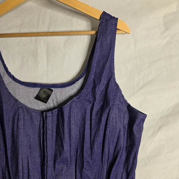 Women's Purple Corset Top - Picture 2 of 11